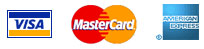 We accept a variety of credit card payments